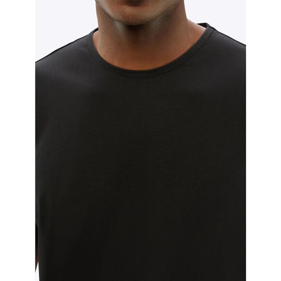 NWOT Cuts Split Hem Long Sleeve Black Medium Pyca Pro Shirt - Picture 5 of 6